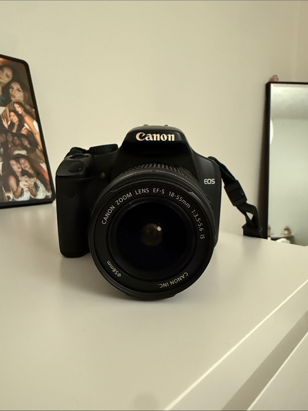 Canon EOS Rebel XSi DSLR Camera in Black with 18-55mm Lens